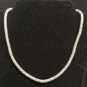 Lagos sterling silver chain. 16”